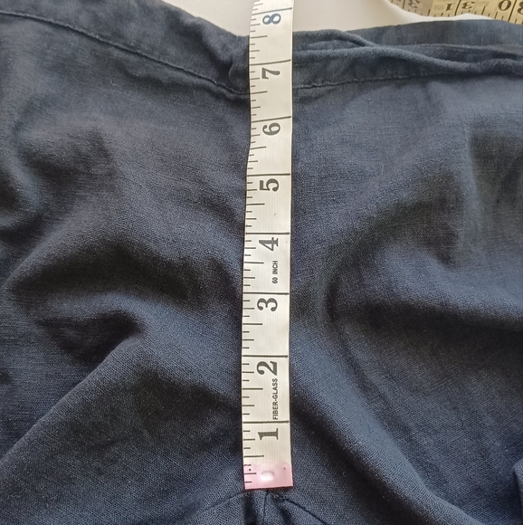 Tysa Designs Linen Blend Lagenlook Wide Leg Pants - Picture 10 of 13